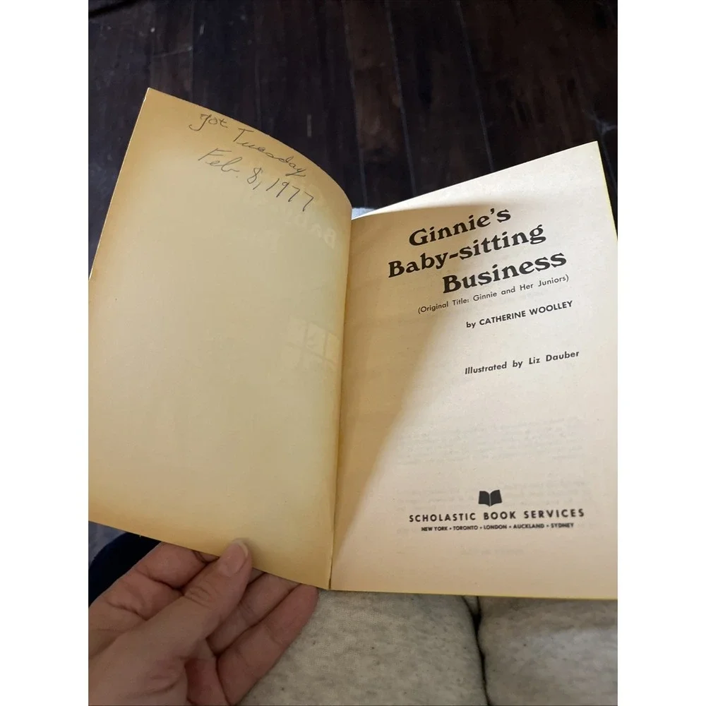 Ginnie's Babysitting Business by Catherine Woolley 1963 Trade Paperback